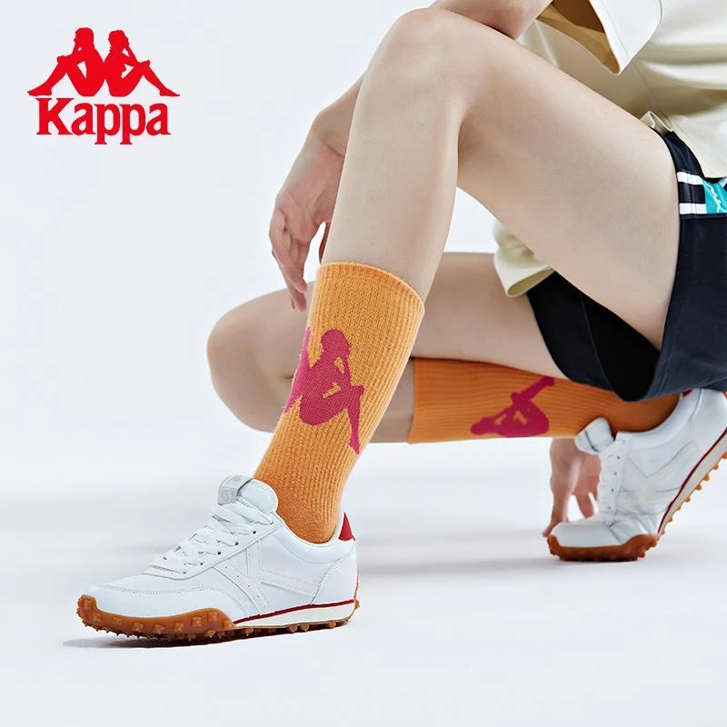 Kappa卡帕串标复古跑鞋新款情侣男女运动旅游鞋K0BY5MM27