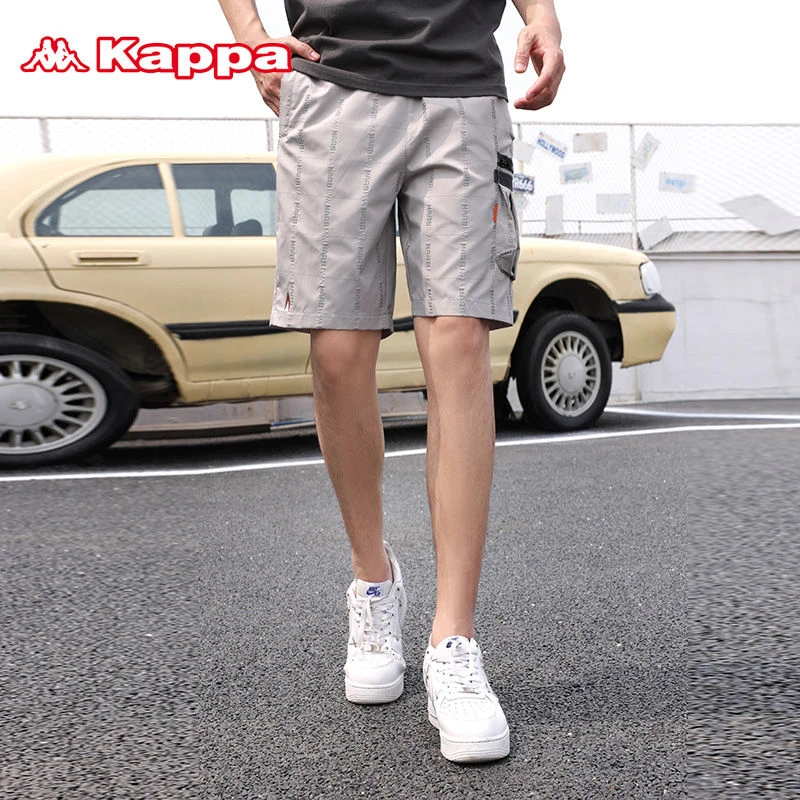 KAPPA短裤男休闲短裤休闲裤卡帕短裤男款美式五分宽松时尚修身7分