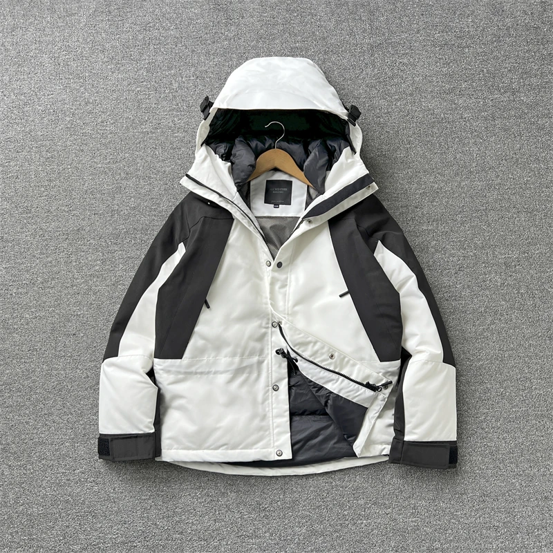 经典1994款 户外机能强度抗寒冲锋衣防风雪连帽加厚羽绒服外套男