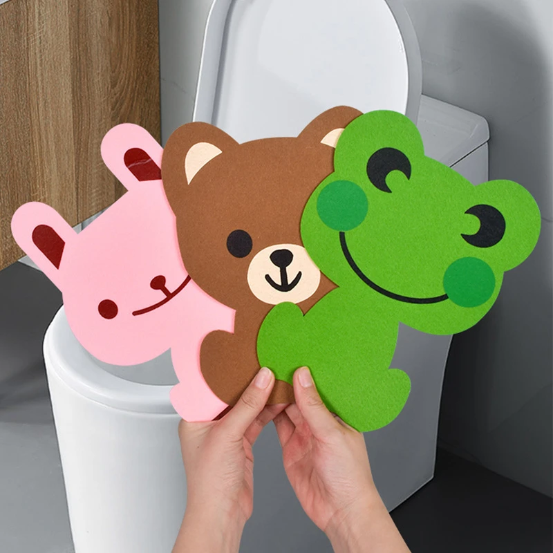 毛毡除臭马桶贴浴室客厅家居饰品卡通贴不织布除臭贴