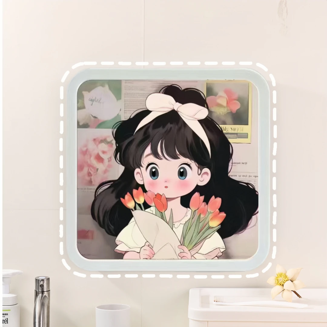 浴室衣物壁式收纳盒卫生间壁画衣物折叠大容量收纳防水加厚壁挂式