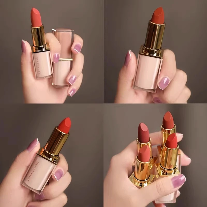 法国兰⁠簆不掉色哑光口红不沾杯学生党持久滋润保湿显白2025新款