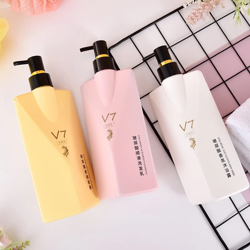 V7香水洗发水沐浴露香味持久留香控油去屑止痒男女通用洗护沐家庭