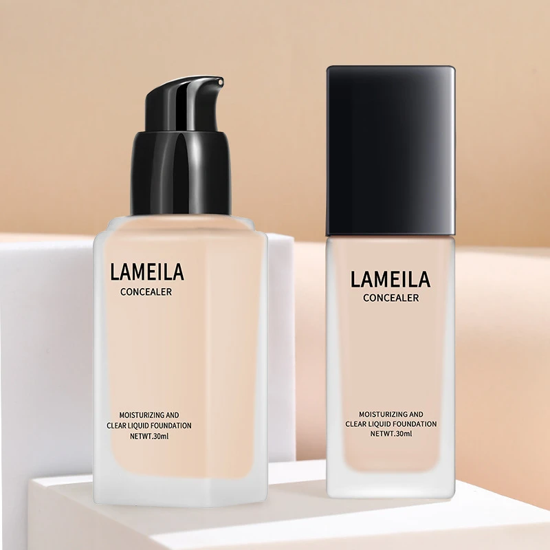 LAMEILA持妆粉底液女持久不易脱妆油皮干皮保湿遮瑕控油正品粉底