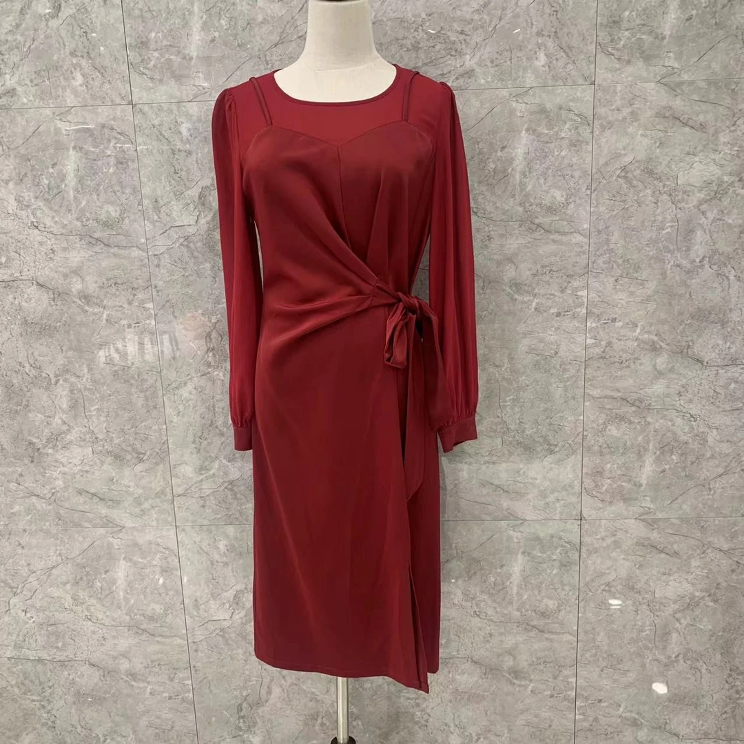 时尚通勤连衣裙q195