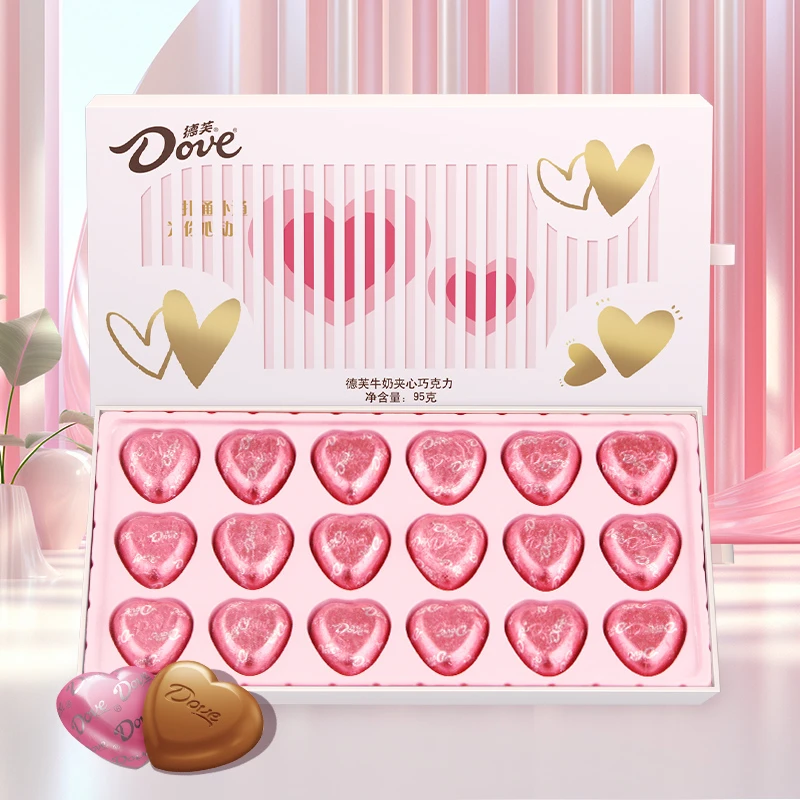 德芙怦然心动心语巧克力礼盒18粒×1盒.