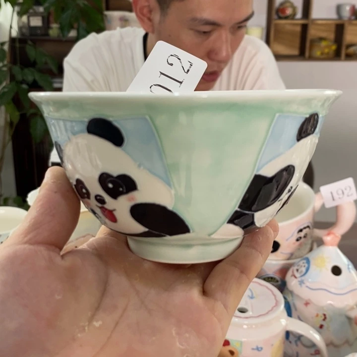 杯景德镇釉下彩手绘