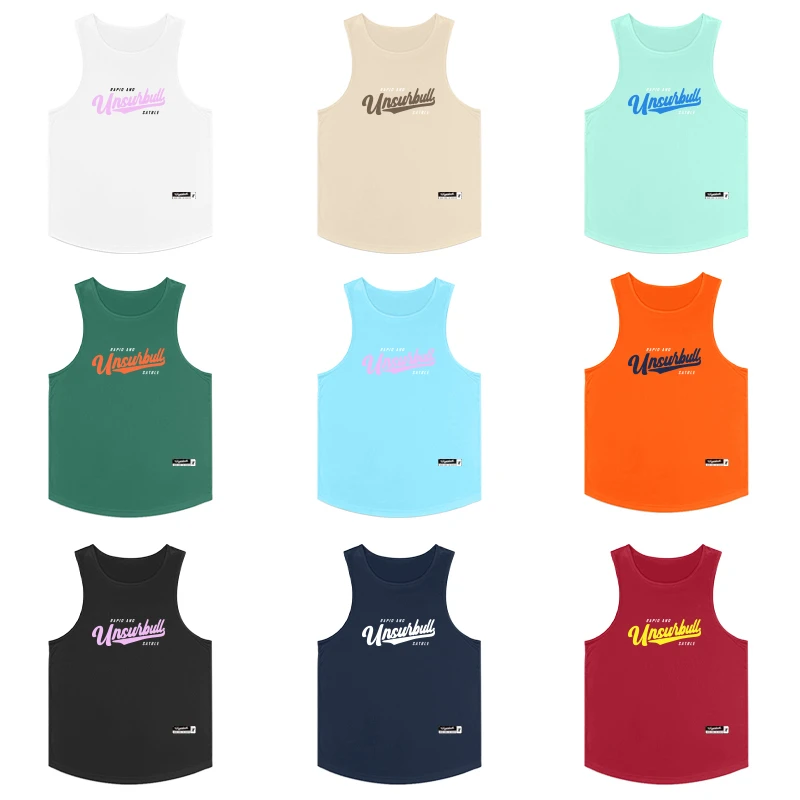 健身美式背心春夏训练服体育速干运动T恤上衣男女投篮服