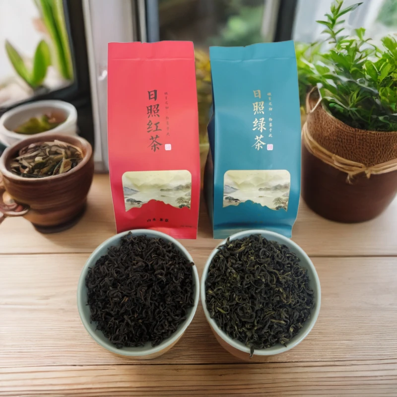 绿茶新茶板栗香日照绿茶加日照红茶正宗2023山东日照绿茶山东日照