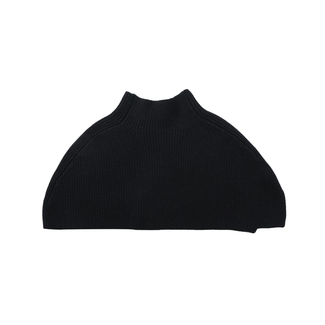 围巾女冬季新款时尚外搭套头围脖女纯色B633411J