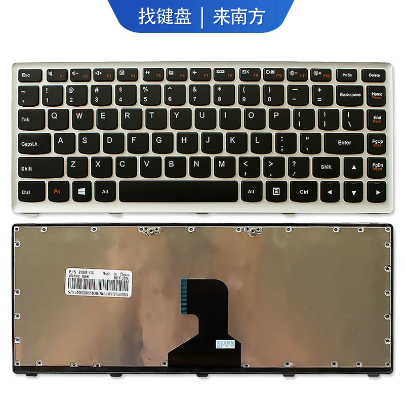适用南元 Erazer Z400 Z400A P400 Z400T Z400P 笔记本键盘