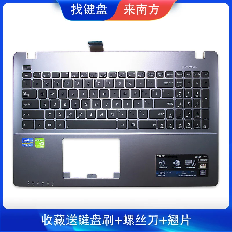 适用X550南元X550V F550J V A550J Y581C R510JK K550JK键盘C壳帽