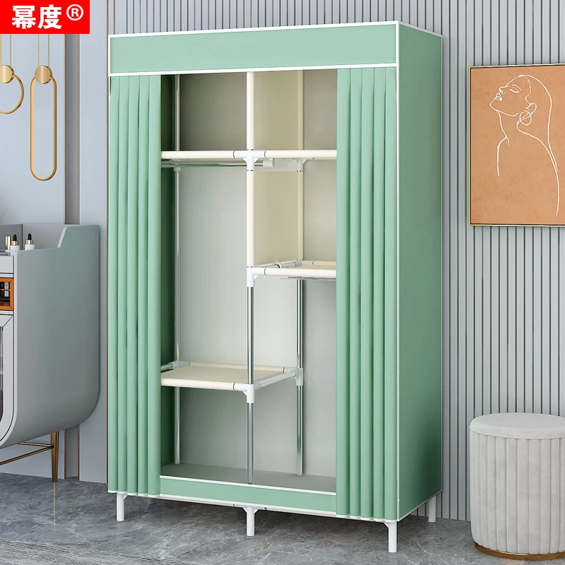 简易衣柜出租房屋经济型网红布衣柜家用卧室组装收纳衣橱结实耐用