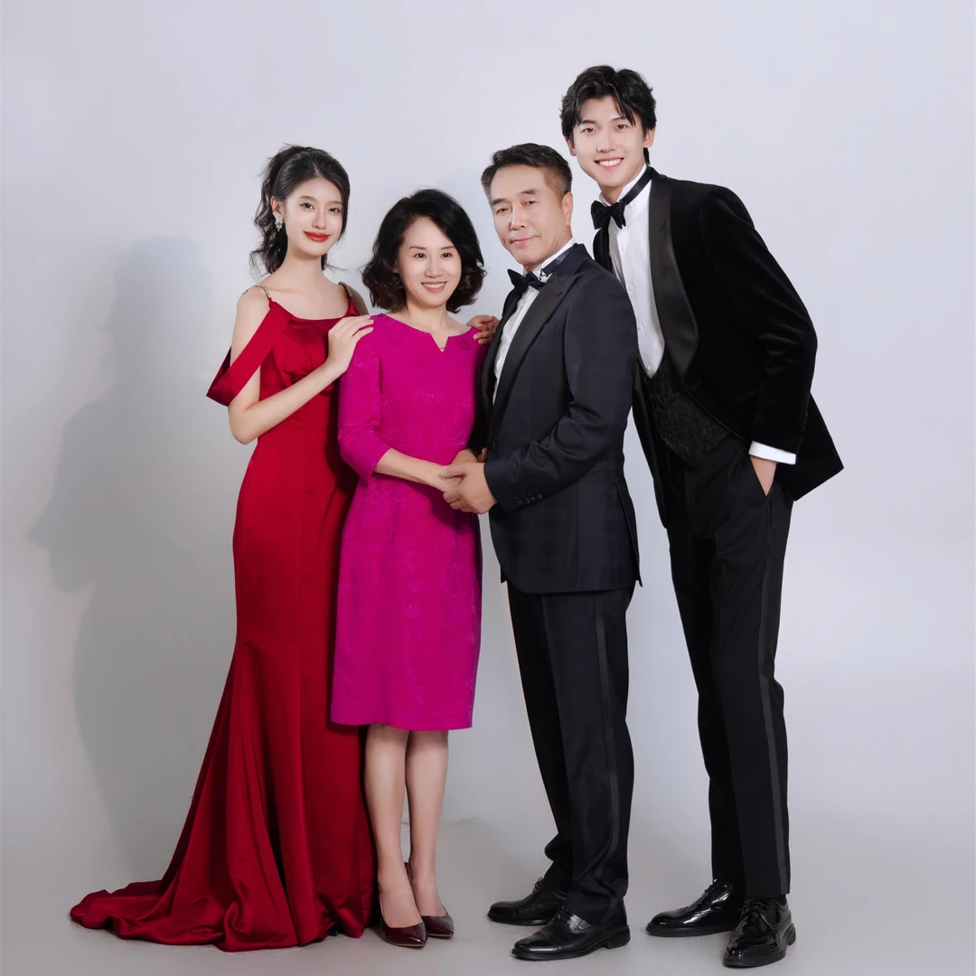 红领【量体定制】婚宴结婚喜公公宴会婚礼新中式礼服套装长款服装