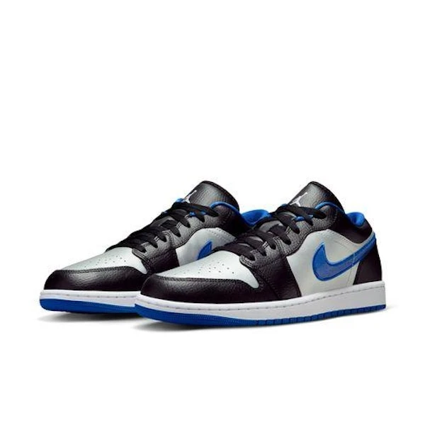 AIR JORDAN官方正品男子休闲板鞋低帮AJ1白蓝黑-553558-007