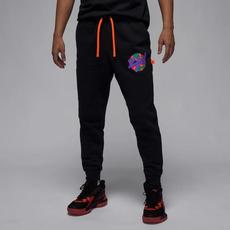 AIR JORDAN ZION乔丹正品男女款运动长裤加绒秋束脚冬FD2393-010