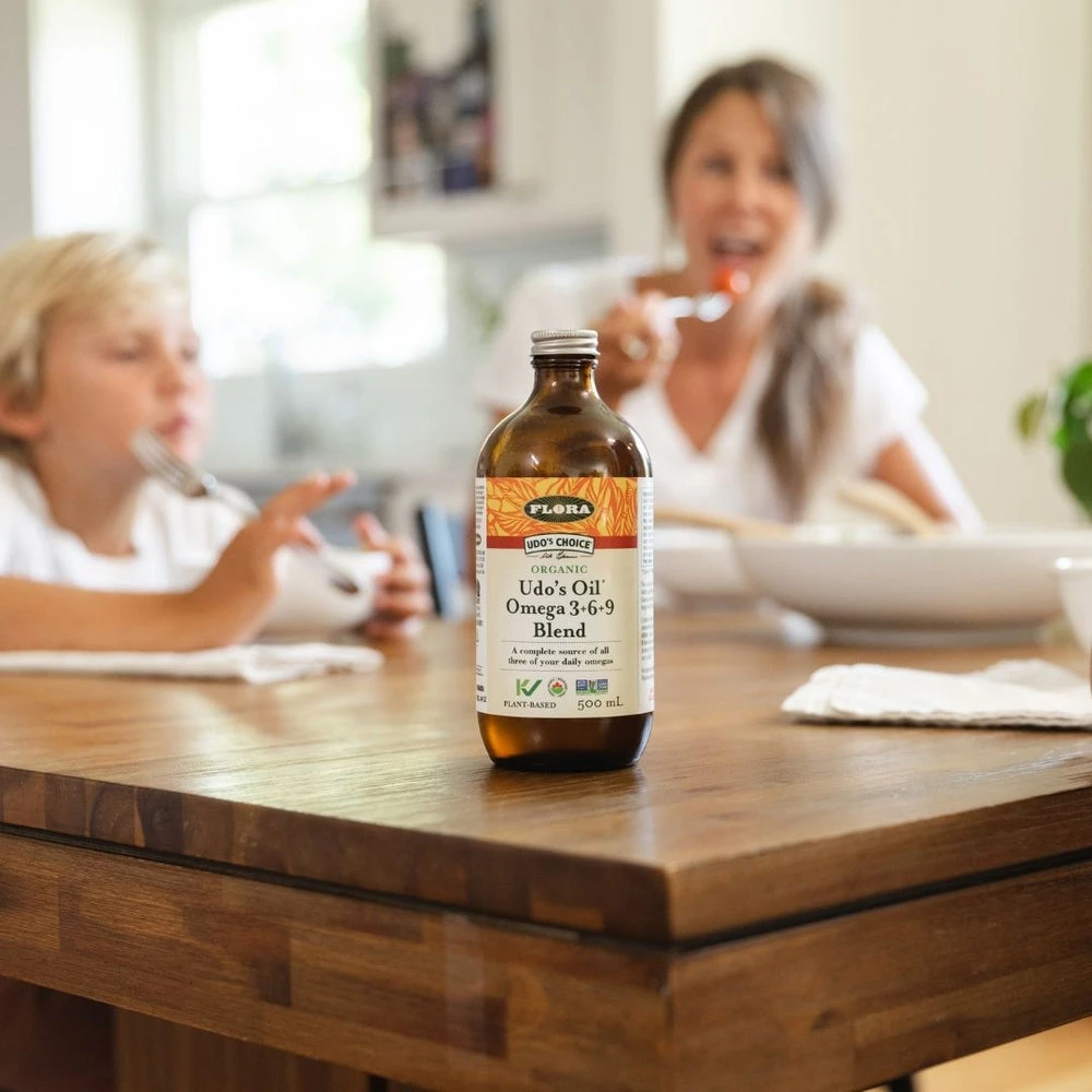 FLORA Udo 369平衡油 加拿大进口 果蔬汁奶昔巴德维 有机认证