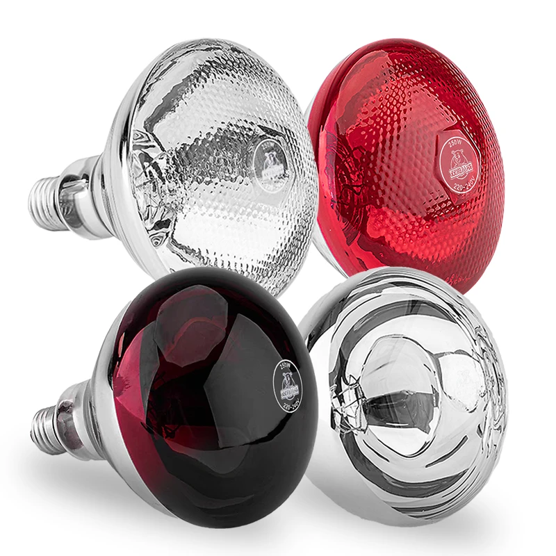 6个装取暖灯泡加厚防水防爆红外线养殖取暖灯仔猪保温灯养殖场