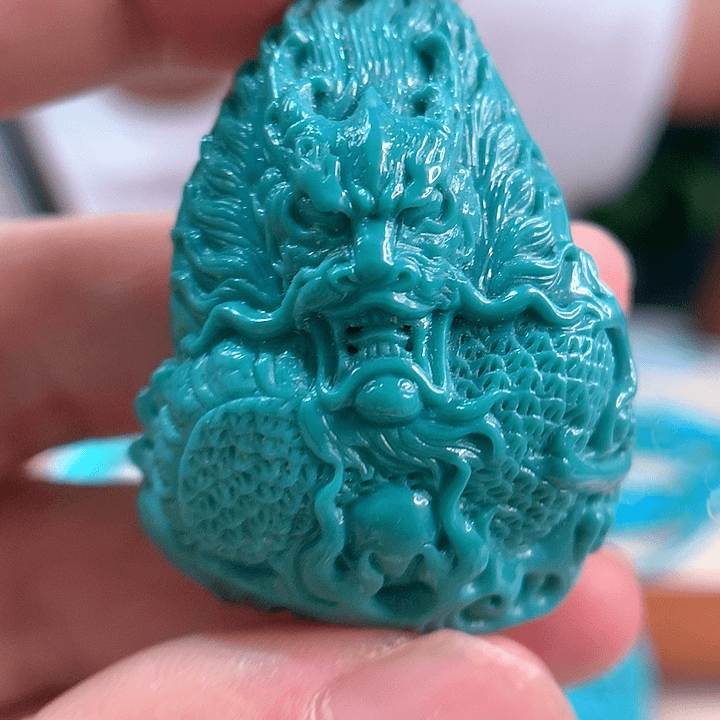 绿松石珠宝奇石未镶嵌