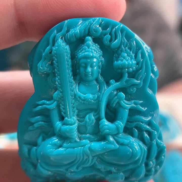 绿松石珠宝奇石未镶嵌