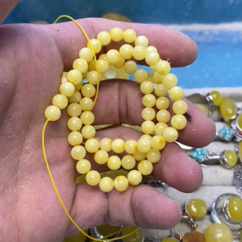 蜜蜡裸石未镶嵌多样性发货