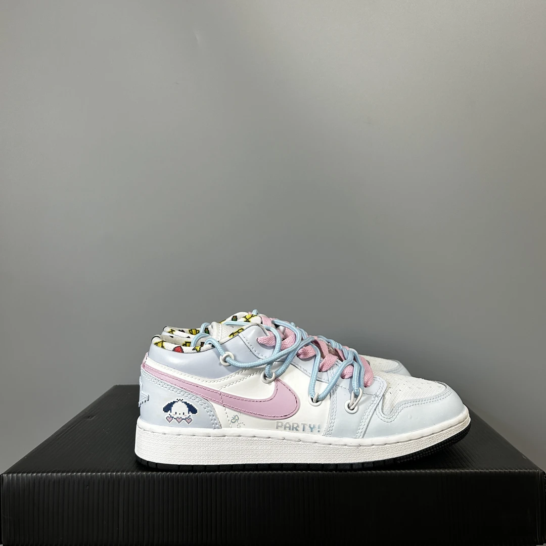 AJ1 蓝紫/37.5码/99新/DM8969-114潮流板鞋