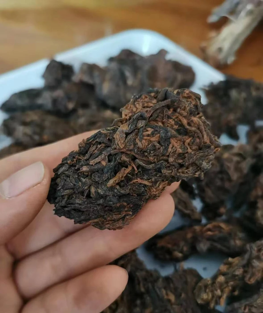 【甜滑回甘】2006年永德茶厂老茶头茶叶普洱茶熟茶250g