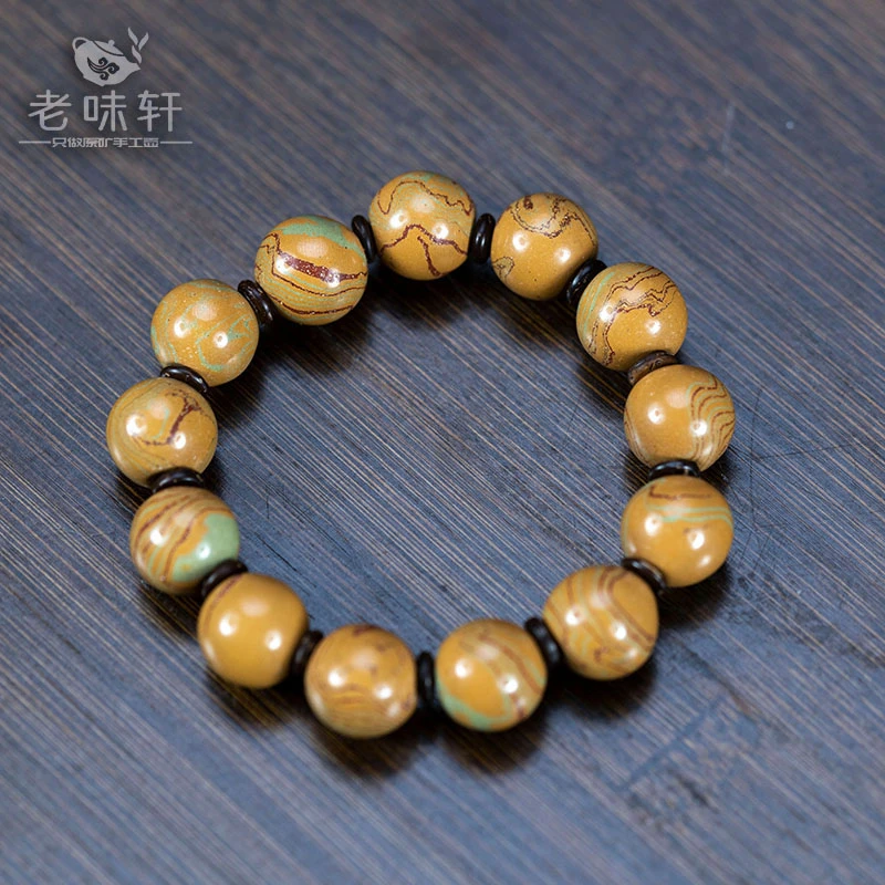 S6801绞泥紫砂手串1.1左右