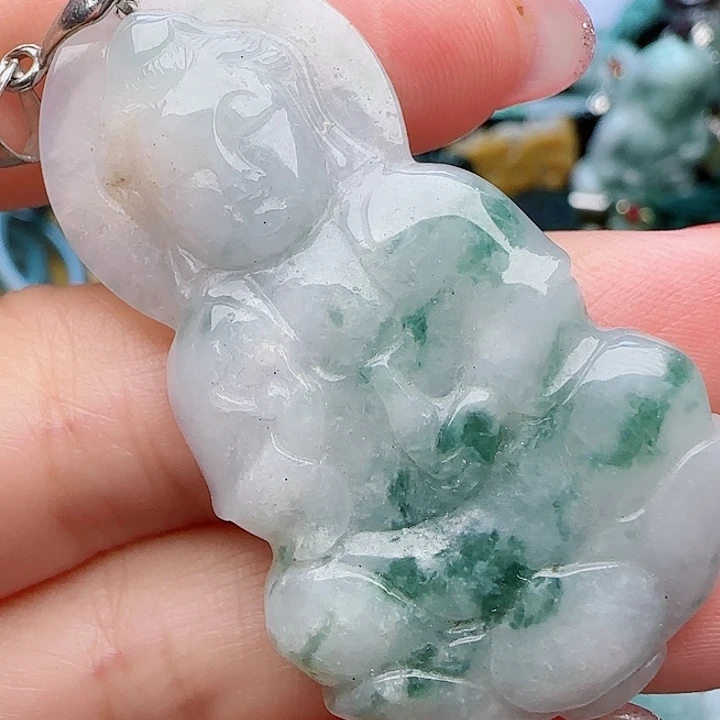 翡翠颈饰未镶嵌天然A货41