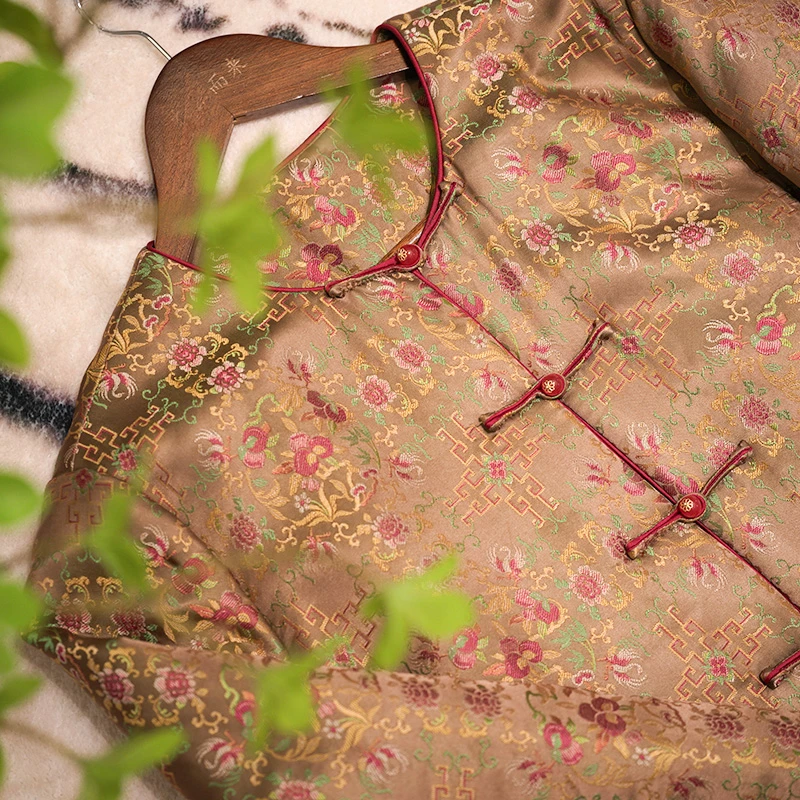 『桃漫』新中式桑蚕丝秋冬时尚外套DGWW3078