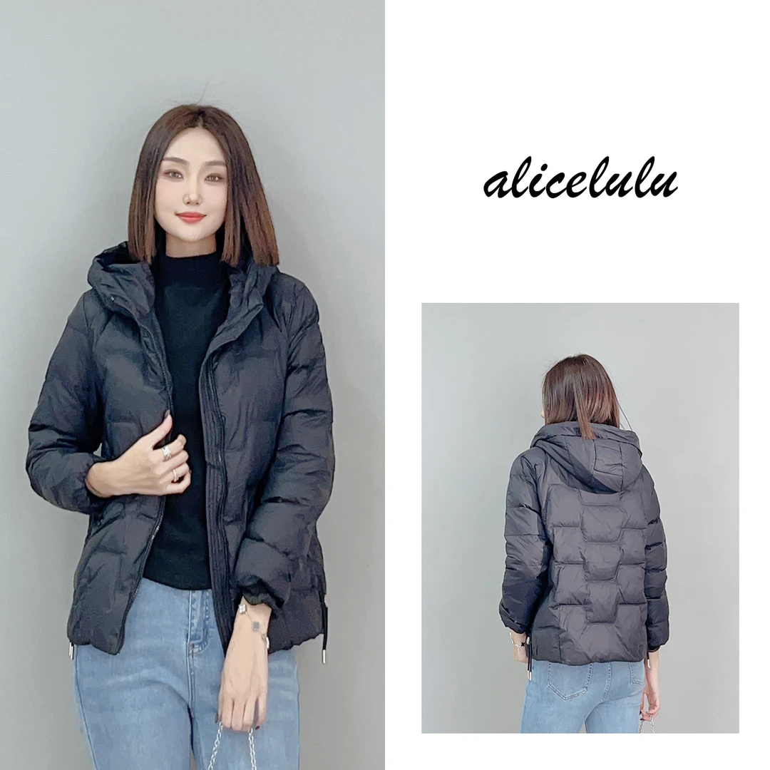 4 ALICE “轻如暖云”羽绒服 蓬松鸭绒 保暖连帽 S2141393Ur