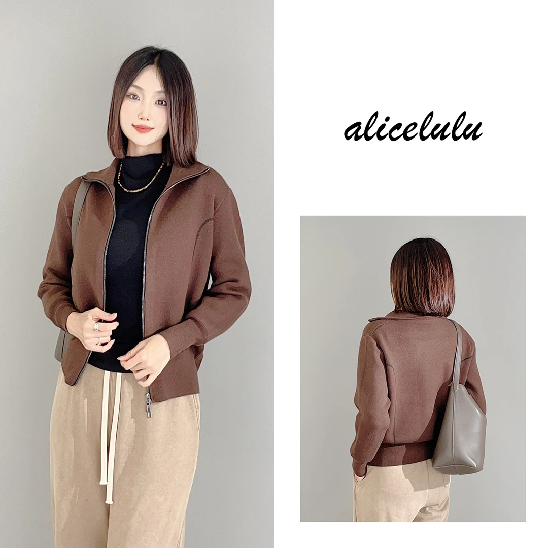 2 ALICE “线条艺术”毛衣 双头拉链 慵懒优雅 S2140033T