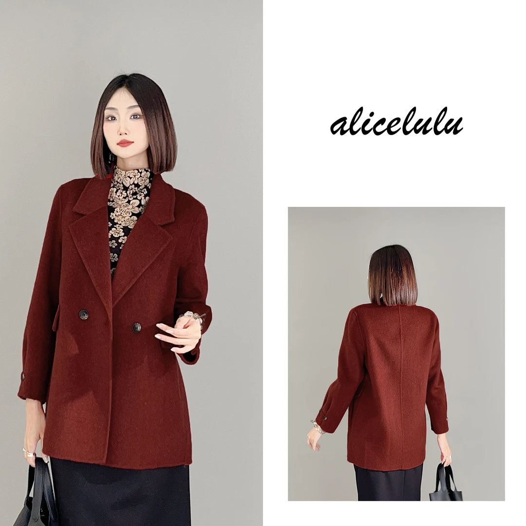 2 ALICE “港风美人”毛呢大衣 绵羊毛 柔糯细腻 S2140121Tr