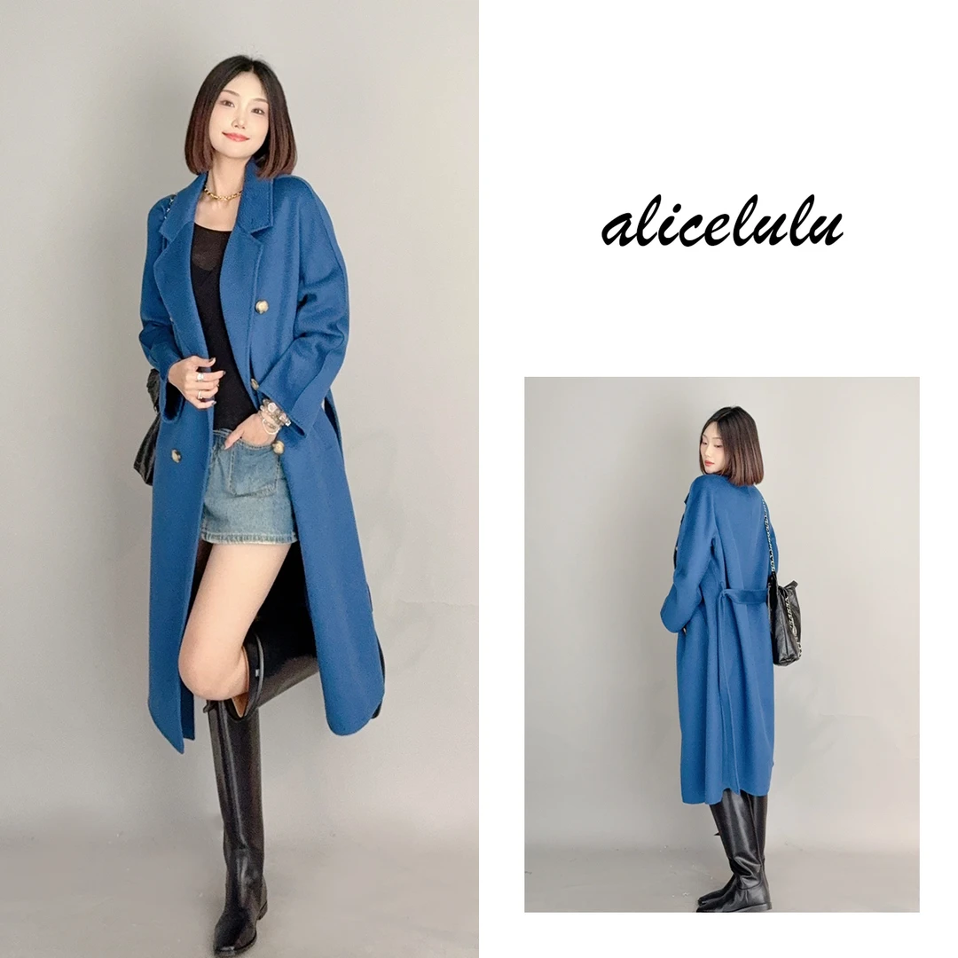 1 ALICE “宝石之光”毛呢大衣  柔糯细腻 优雅光泽 S2140668Tr