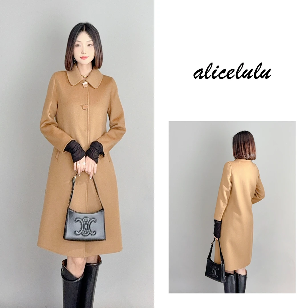 4 ALICE “国色天香”毛呢大衣  软糯羊毛 简约优雅 S2140657Tr