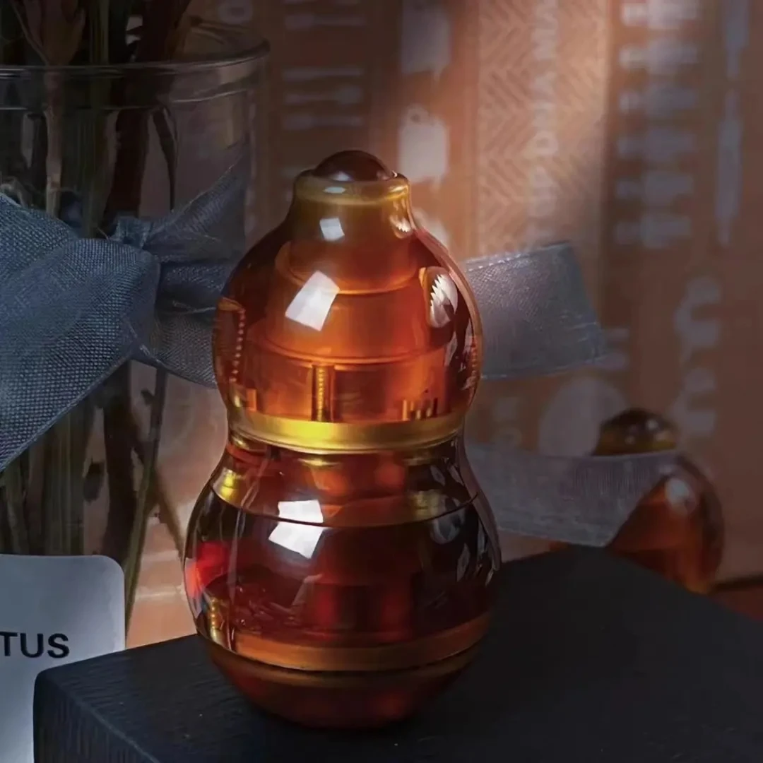 【福禄葫芦】PEI琥珀peek精抛EDC解 压玩具悬浮按压啪啪币棘轮玩法