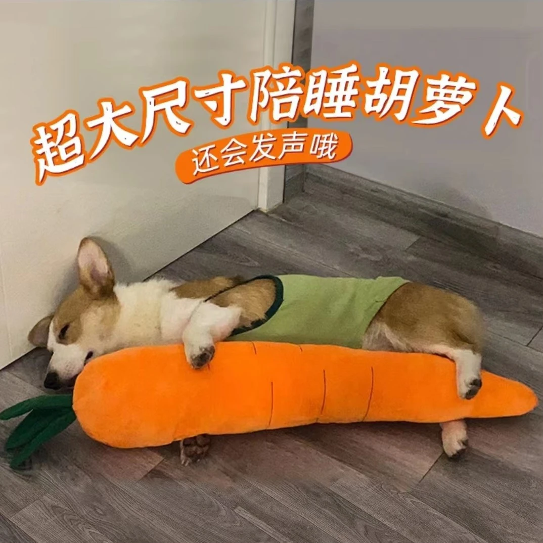 宠物用品耐咬玩具新款狗狗玩具抱枕发声自嗨解闷发声仿真毛绒玩偶