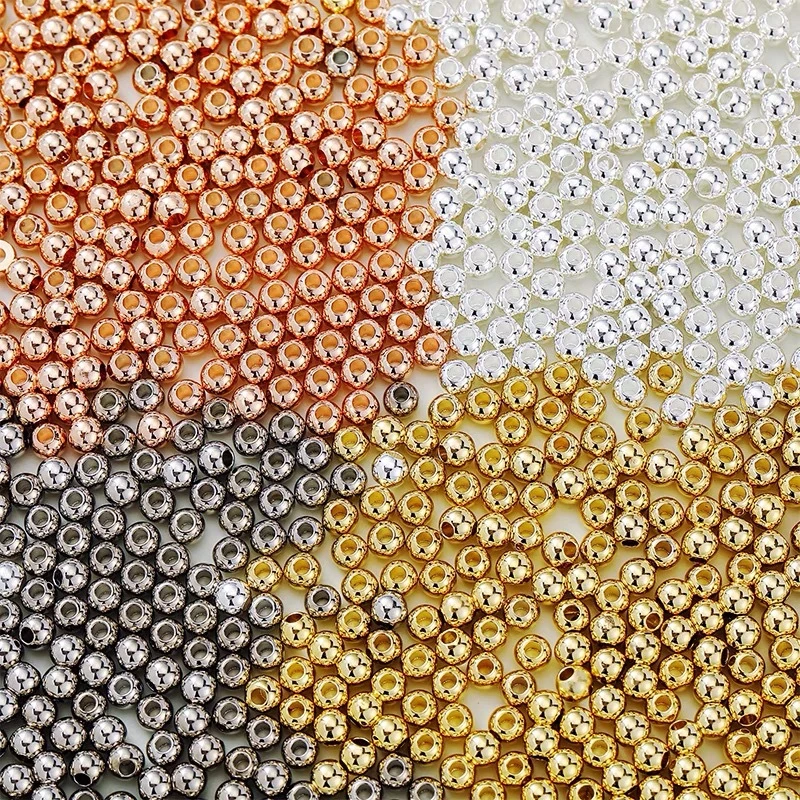 铜镀18K金，铜镀厚银高保配件，隔珠，链条，耳钩，高保色配件10宫格