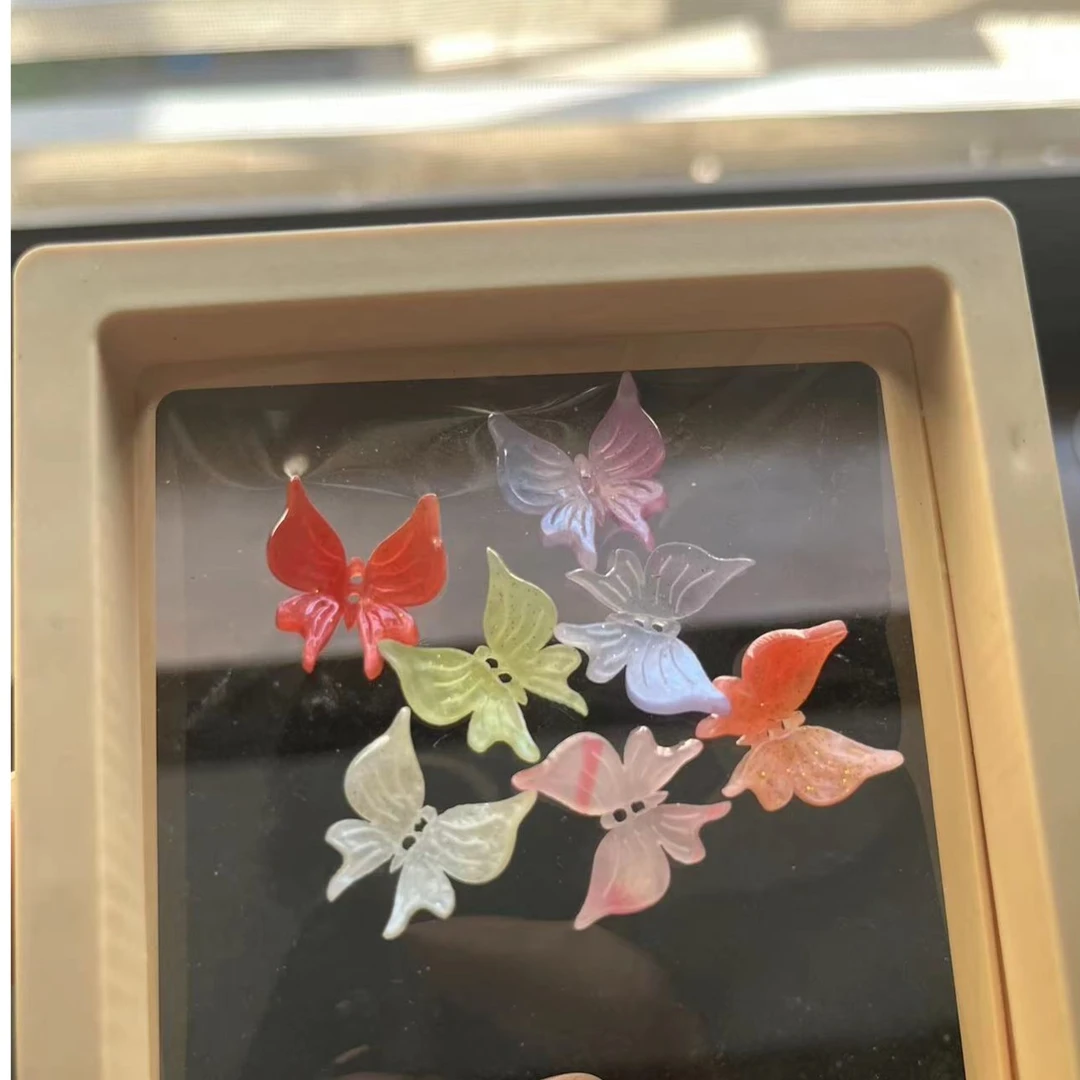 精选 3 醋酸 树脂 粉压 亚克力配件 蝴蝶 樱花 趴趴兔