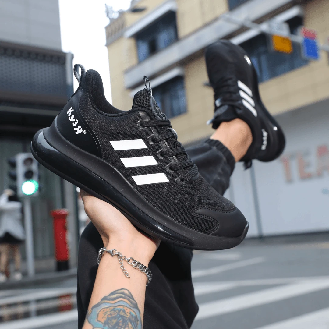 早秋跑步高弹减震软底轻便防滑情侣鞋A070