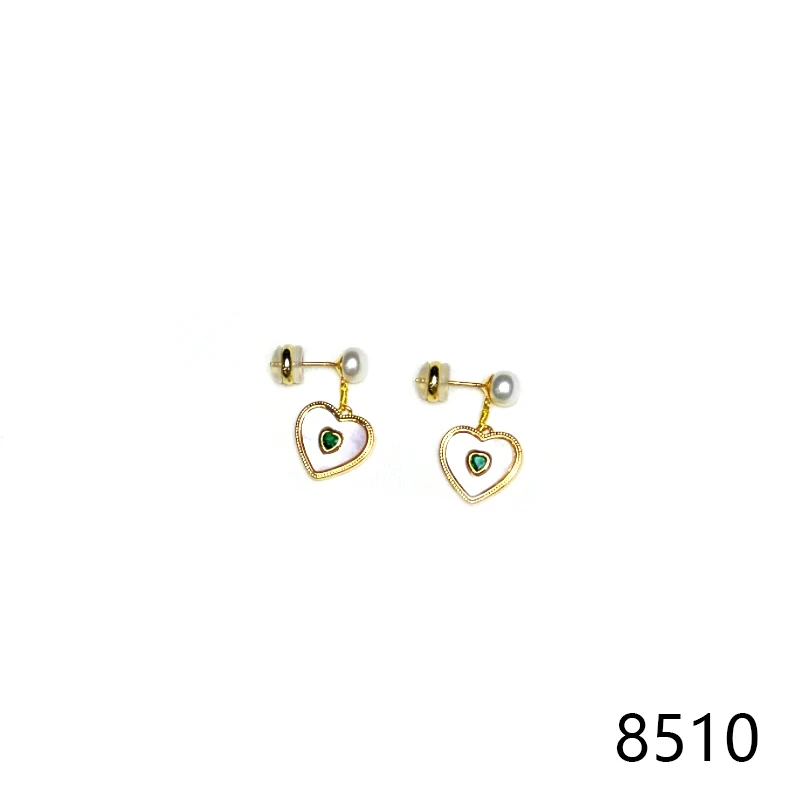 铜合金耳饰 轻奢设计师款耳饰～8510