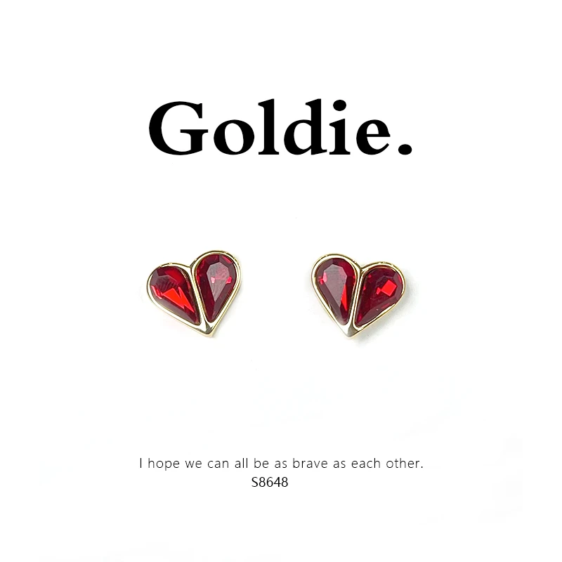 铜合金耳饰 设计师款百搭气质耳饰8648