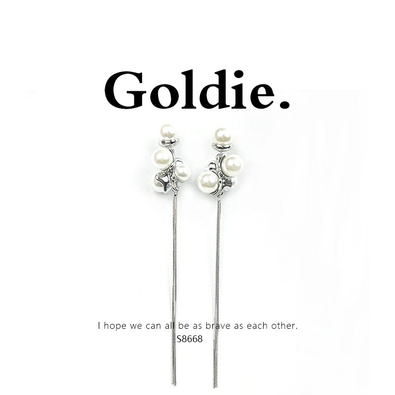 铜合金耳饰 设计师款经典时尚百搭气质耳饰 8668