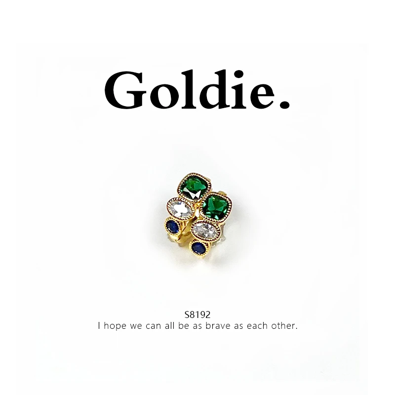 铜合金耳饰 设计师款经典时尚百搭气质耳饰 8192