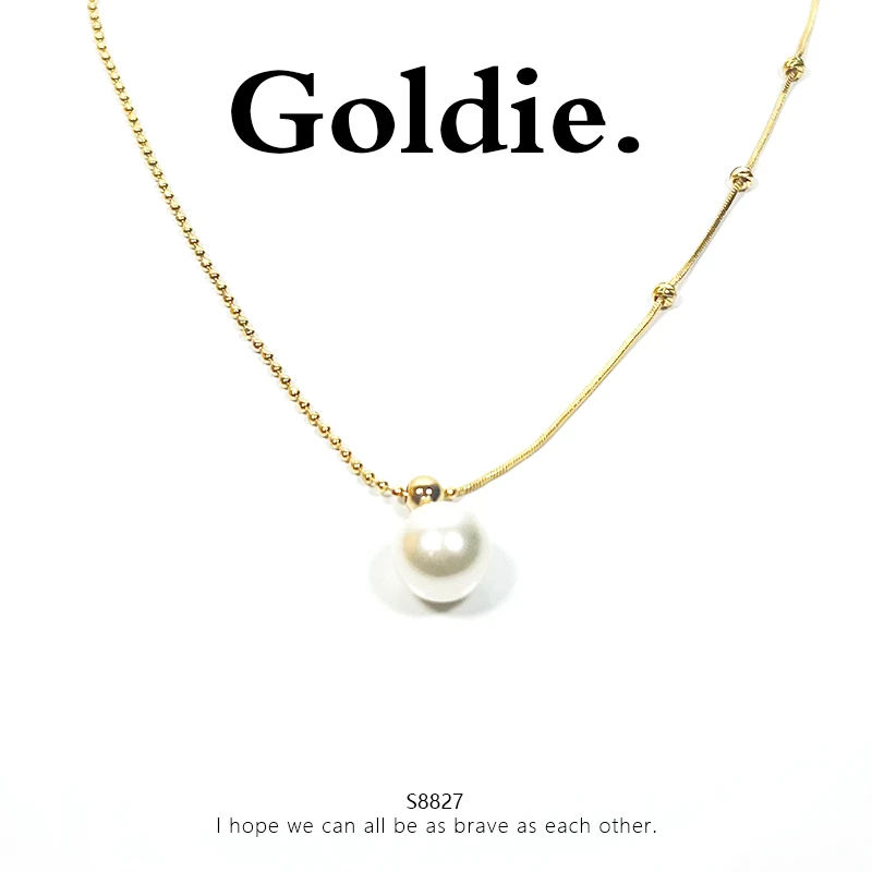 铜合金项链 轻奢设计师款项链～8827