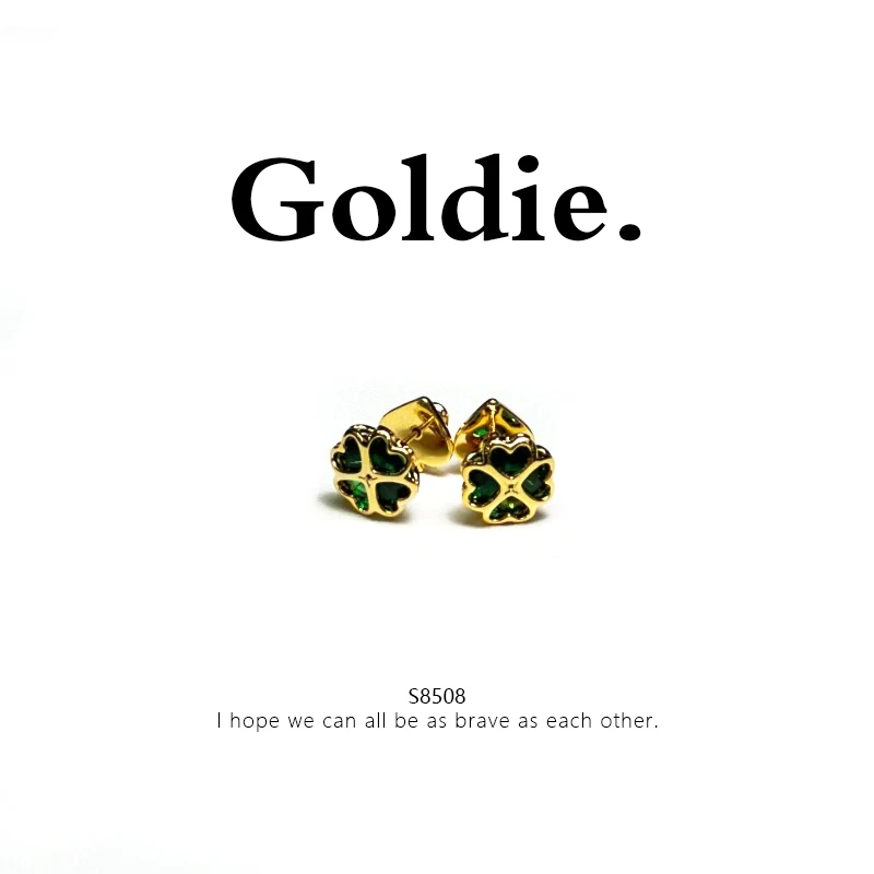 铜合金耳饰 轻奢设计师款耳饰～8508