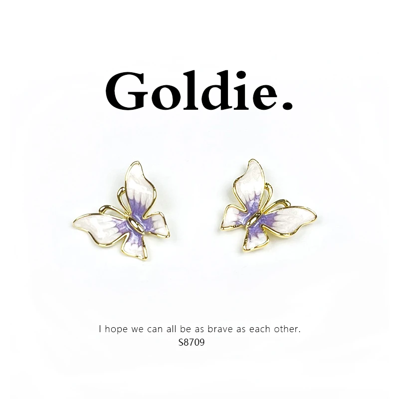 铜合金耳饰 设计师款经典时尚百搭气质耳饰 8709