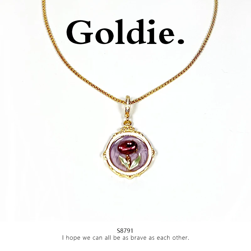 铜合金项链 设计师款经典时尚气质项链 8791