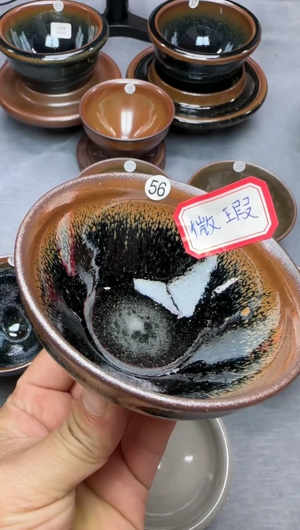 【闪购商品】茶盏印春堂柴烧建盏