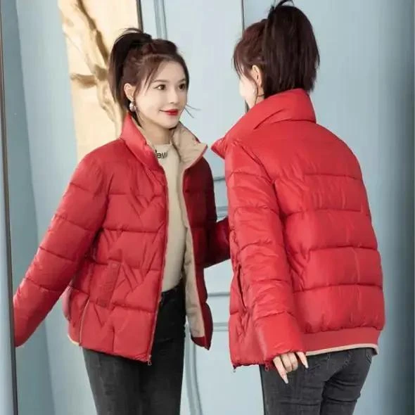 2023新款羽绒羽绒服女冬季羽绒服外套大码时尚立领羽绒服洋